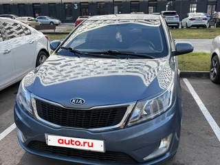 2013 Kia Rio III, голубой, 630000 рублей, вид 2