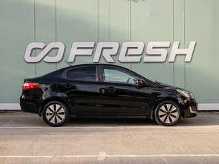 2013 Kia Rio 4-speed III, чёрный, 875000 рублей, вид 5