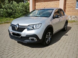 2019 Renault Logan Stepway II Рестайлинг, серебристый, 1060000 рублей, вид 3