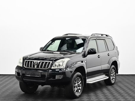 2007 Toyota Land Cruiser Prado 120 Series Рестайлинг, чёрный, 1699000 рублей, вид 3