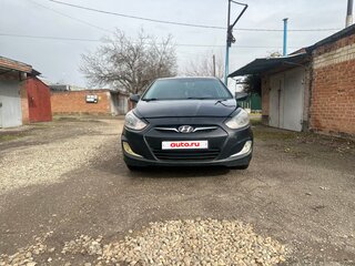 2012 Hyundai Solaris I, чёрный, 780000 рублей, вид 1