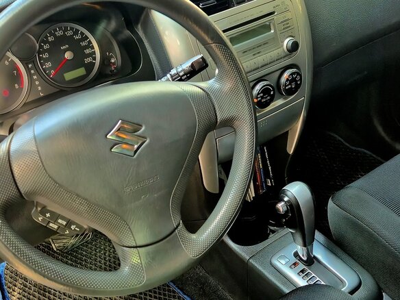 2007 Suzuki Liana I Рестайлинг, синий, 500000 рублей - вид 8
