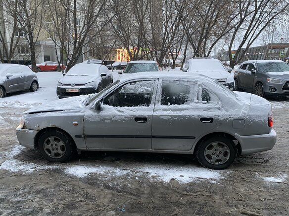 2005 Hyundai Accent ТагАЗ II, серый, 390000 рублей - вид 5