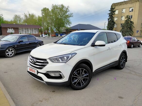 2015 Hyundai Santa Fe III Рестайлинг, белый, 2100000 рублей - вид 12