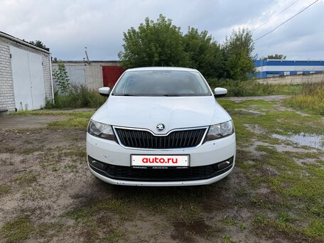 2019 Skoda Rapid I Рестайлинг, белый, 1070000 рублей, вид 1