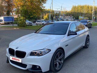 2013 BMW 5 серии 525d xDrive VI (F10/F11/F07) Рестайлинг, белый, 1900000 рублей, вид 4