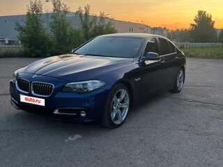 2015 BMW 5 серии 520d VI (F10/F11/F07) Рестайлинг, синий, 2120000 рублей, вид 1