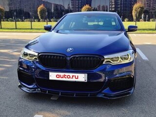 2017 BMW 5 серии 540i xDrive VII (G30/G31/G38), синий, 3599000 рублей, вид 5