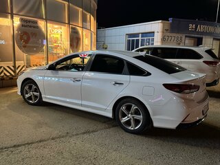 2018 Hyundai Sonata VII (LF) Рестайлинг, белый, 1730000 рублей, вид 2