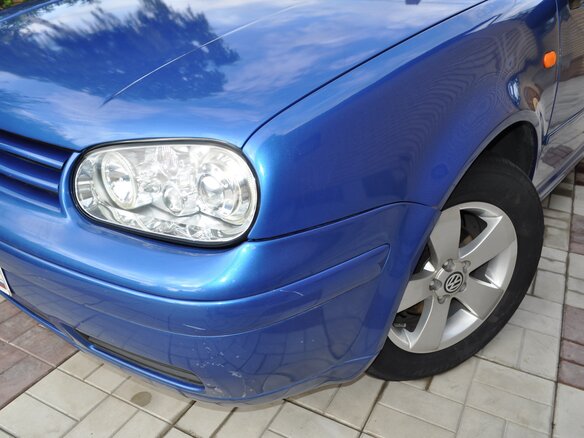 1998 Volkswagen Golf IV, синий, 440000 рублей - вид 11