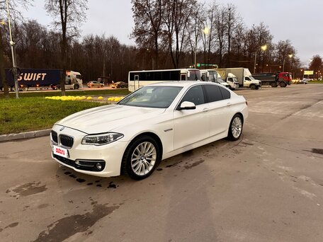 2015 BMW 5 серии 530d xDrive VI (F10/F11/F07) Рестайлинг, белый, 2480000 рублей, вид 1