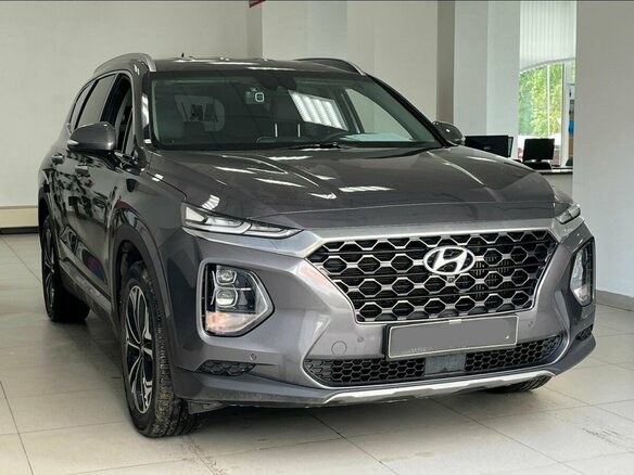 2019 Hyundai Santa Fe IV, серый, 3000000 рублей