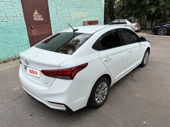 2017 Hyundai Solaris II, белый - вид 6