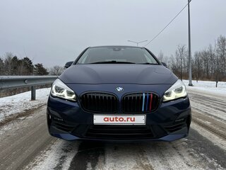 2019 BMW 2 серии Active Tourer 218i F45 Рестайлинг, синий, 1950000 рублей, вид 2