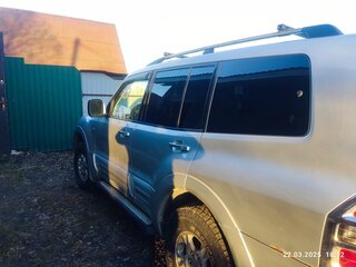 2001 Mitsubishi Montero III, серебристый, 435000 рублей, вид 4