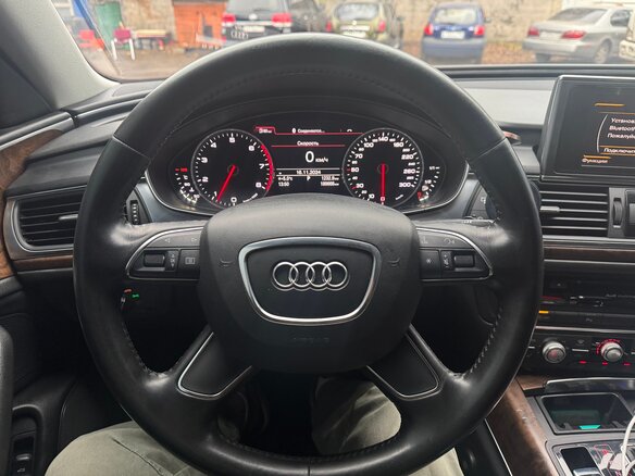 2012 Audi A6 IV (C7), серый, 1380000 рублей - вид 13