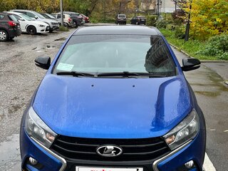 2021 Lada (ВАЗ) Vesta Cross I, синий, 1370000 рублей, вид 3