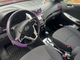 2013 Hyundai Solaris I, фиолетовый, 890000 рублей, вид 4