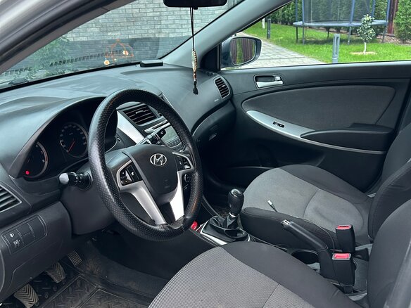 2013 Hyundai Solaris I, серебристый - вид 9