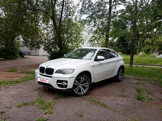 2009 BMW X6 35i 6-speed I (E71), белый, 1450000 рублей, вид 2