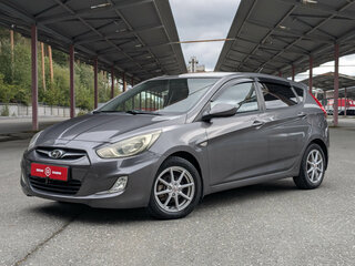 2012 Hyundai Solaris I, серый, 659900 рублей, вид 4
