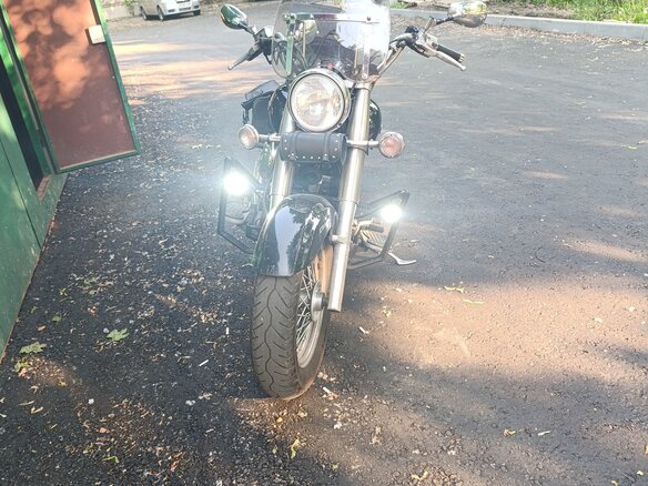 2004 Yamaha XVS400 Drag Star, чёрный, 345000 рублей