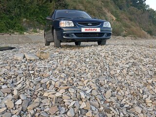 2007 Hyundai Accent ТагАЗ II, синий, 550000 рублей, вид 2
