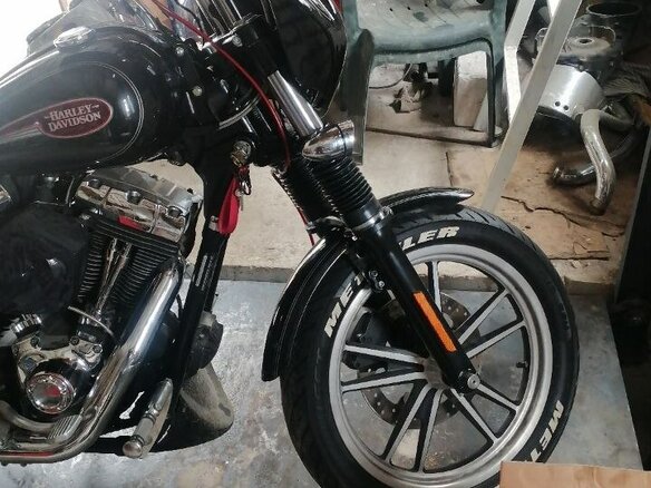 2007 Harley-Davidson Dyna Low Rider, чёрный, 890000 рублей - вид 6