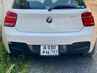 2013 BMW 1 серии 116i II (F20/F21), белый, 1150000 рублей, вид 2