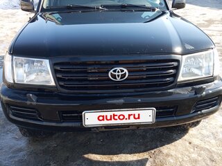 2004 Toyota Land Cruiser 105 100 Series Рестайлинг 1, чёрный, 2100000 рублей, вид 2