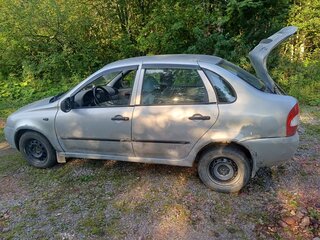 2008 Lada (ВАЗ) Kalina I, серебристый, 75000 рублей, вид 3