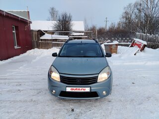 2011 Renault Sandero I, синий, 495000 рублей, вид 4