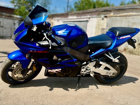 2003 Honda CBR 954RR Fireblade, синий, 500000 рублей, вид 3