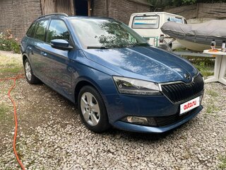 2021 Skoda Fabia III Рестайлинг, синий, 1800000 рублей, вид 4