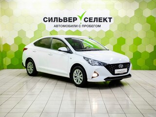 2021 Hyundai Solaris II Рестайлинг, белый, 1220000 рублей, вид 5