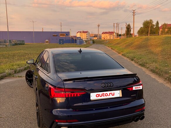 2020 Audi A6 45 TDI V (C8), синий - вид 1