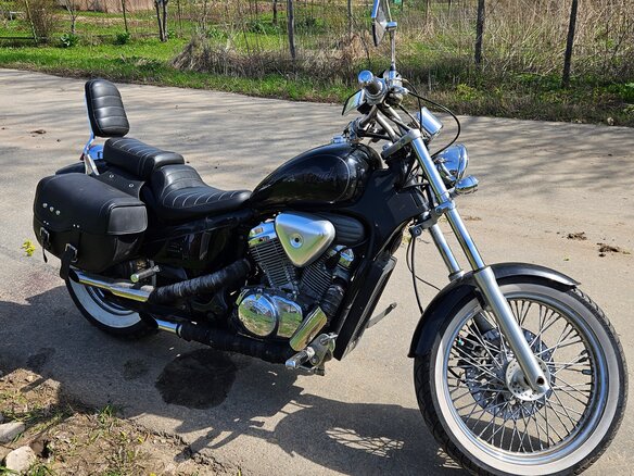 1993 Honda Steed 400, чёрный, 300000 рублей - вид 12