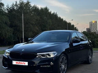 2017 BMW 5 серии 540i xDrive VII (G30/G31/G38), чёрный, 4990000 рублей, вид 1
