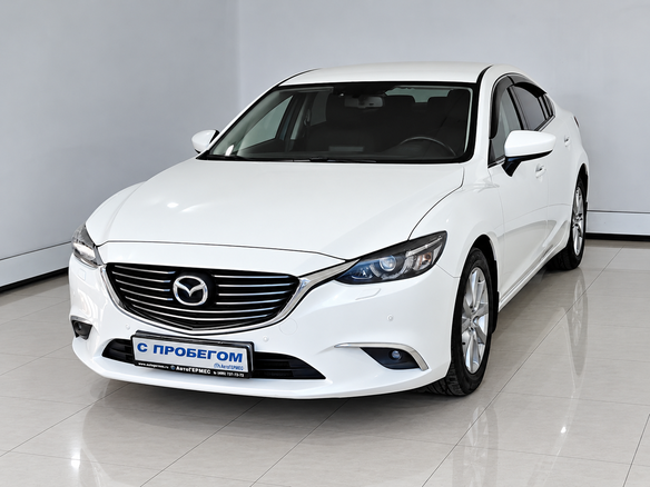 2015 Mazda 6 III (GJ) Рестайлинг, белый, 1750000 рублей