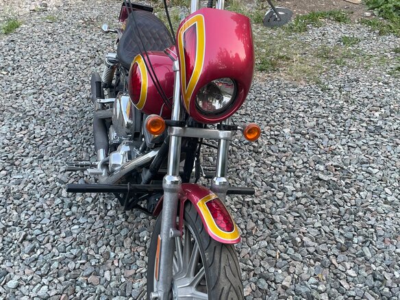 2005 Harley-Davidson Dyna Super Glide, красный, 690000 рублей - вид 2