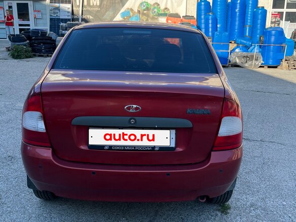 2005 Lada (ВАЗ) Kalina I, красный, 180000 рублей - вид 5
