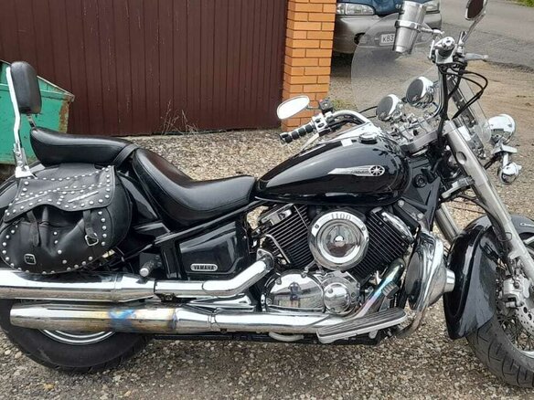 2005 Yamaha XVS1100, чёрный, 600000 рублей - вид 1