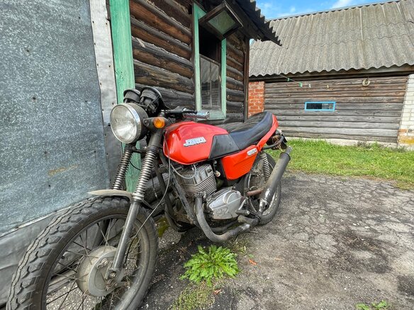 1991 Jawa 350/638, красный, 55000 рублей - вид 7