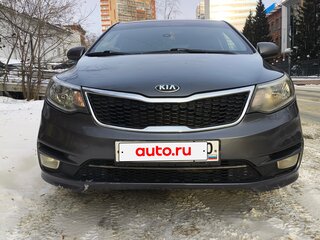 2015 Kia Rio III Рестайлинг, серый, 1055000 рублей, вид 2