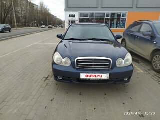 2006 Hyundai Sonata ТагАЗ IV (EF) Рестайлинг, синий, 250000 рублей, вид 2