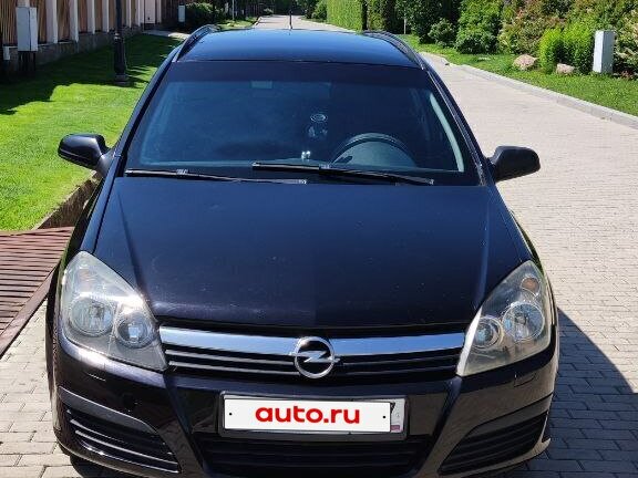 2006 Opel Astra H Рестайлинг, чёрный, 400000 рублей