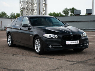 2014 BMW 5 серии 520i VI (F10/F11/F07) Рестайлинг, чёрный, 1597000 рублей, вид 3