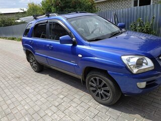 2007 Kia Sportage II Рестайлинг, синий, 800000 рублей, вид 5