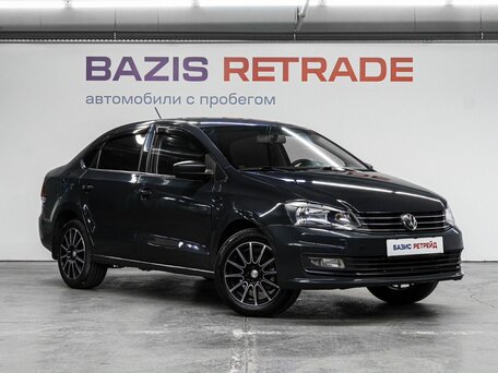 2016 Volkswagen Polo V Рестайлинг, серый, 739000 рублей, вид 3