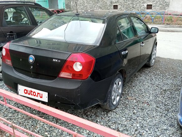 2012 Geely MK I, чёрный - вид 2